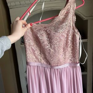 David’s bridal bridesmaid dress.